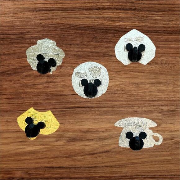 5 Beauty & the Beast Disney Parks Trading Pins, Plus 2 Bonus Pins - Picture 2 of 2